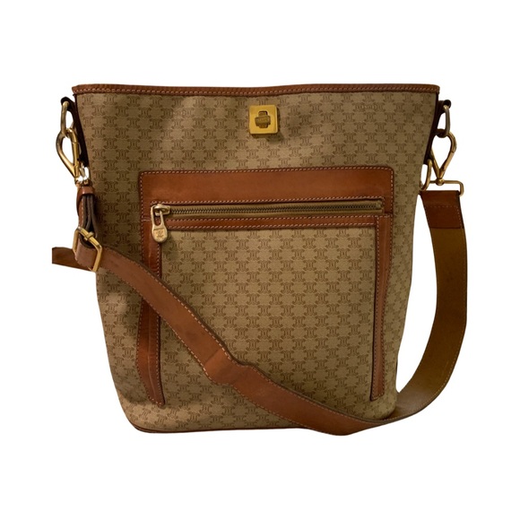 Celine Handbags - Vintage Celine Macadam Bucket Bag